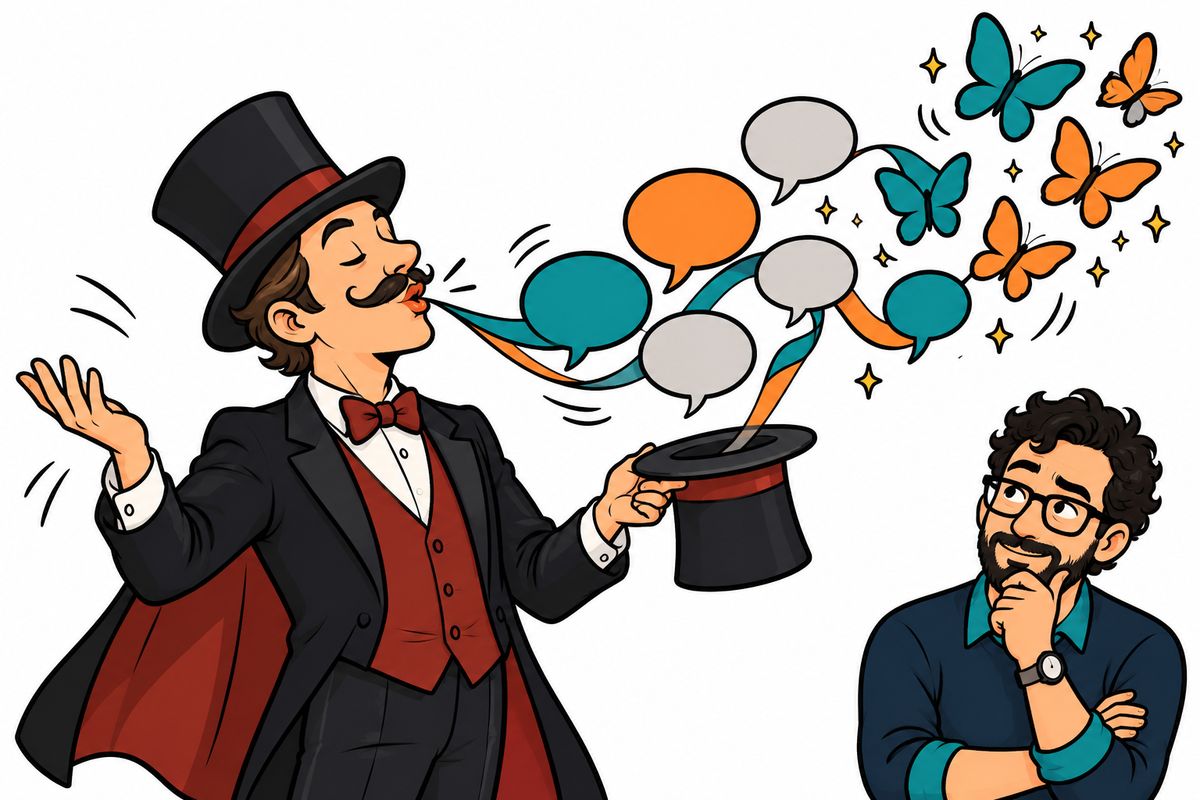 Illustrazione V2-04-1 – Capitolo 4 – Sleight of Mouth