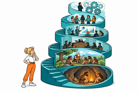 Illustrazione V2-08-1 – Capitolo 8 – La teoria di Graves sui livelli dell’esistenza